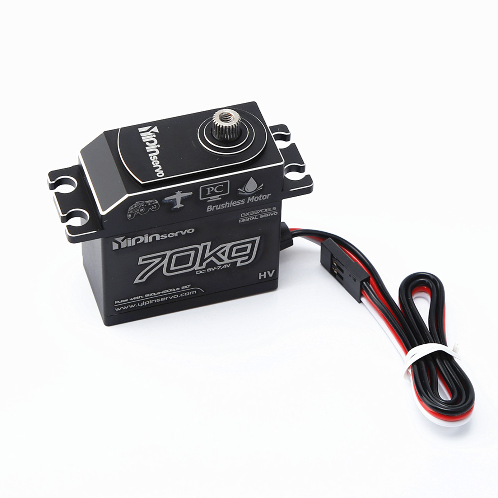 RC Car Servo Stable Performance 70kg Digital Servo Remote Control Car Motor Servo. 