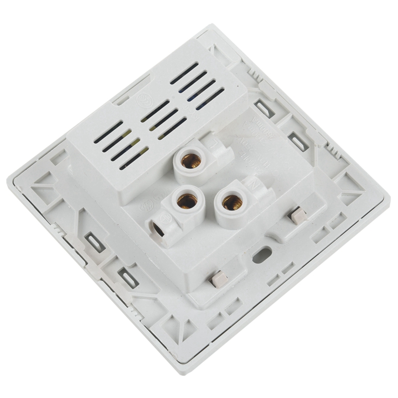 6X 2.1A Dual USB Wall Charger Socket Adapter Universial Power Outlet Panel wite Switch. 