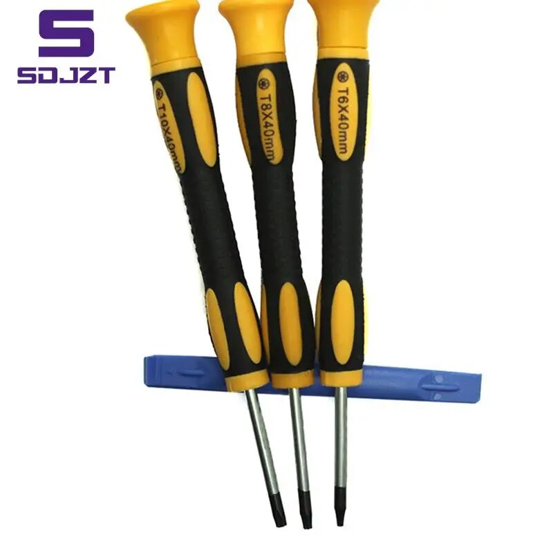 T6 T8H T10H Screwdriver Tool Kit with Prying Tool and Cleaning Brush Repair PS3 PS4 Controller. 