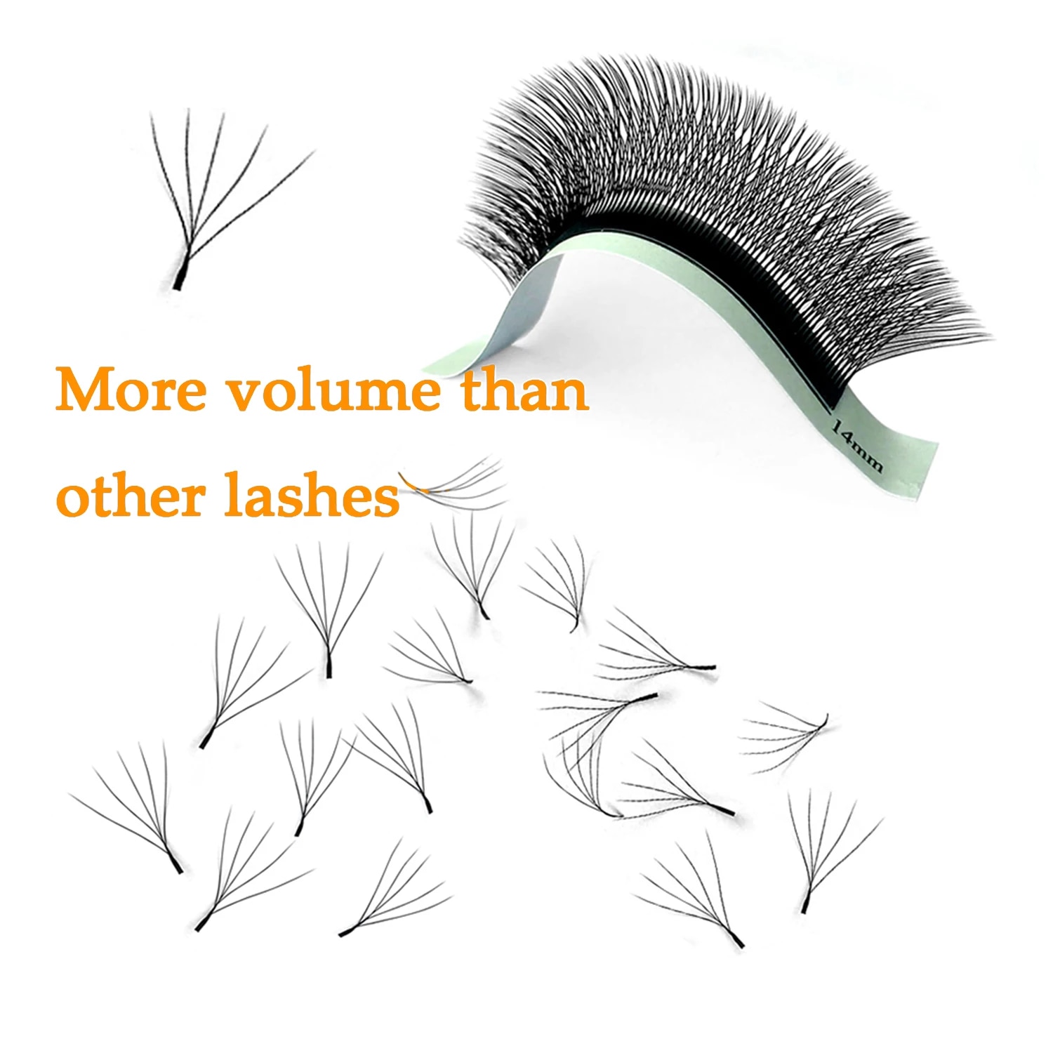 4D W Eylash Extension 5D 3D Russia Volume W Lash Fluffy Premade Fans Clover Mink Faux Cil Lashes Dolly Hybrid Eyelash 3D Cilios Abandon Abandon. 