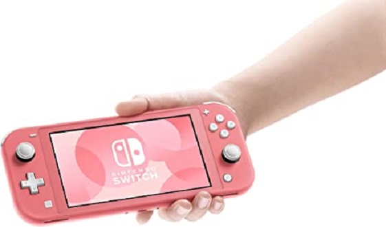 Switch Lite Game Console Coral Pink. 