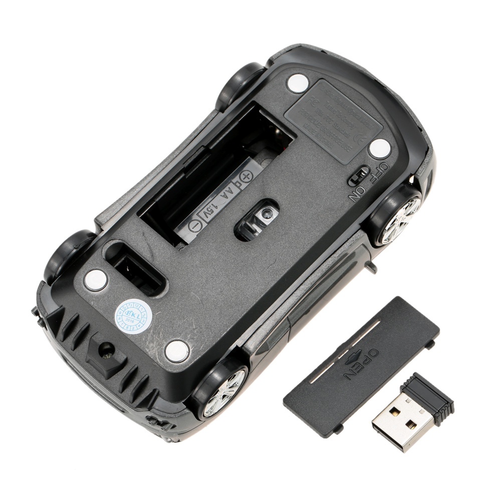 2.4GHz Wireless Racing Car Shaped Optical USB Mouse/Mice 3D 3 Buttons 1000 DPI/CPI for PC Laptop Desktop. 