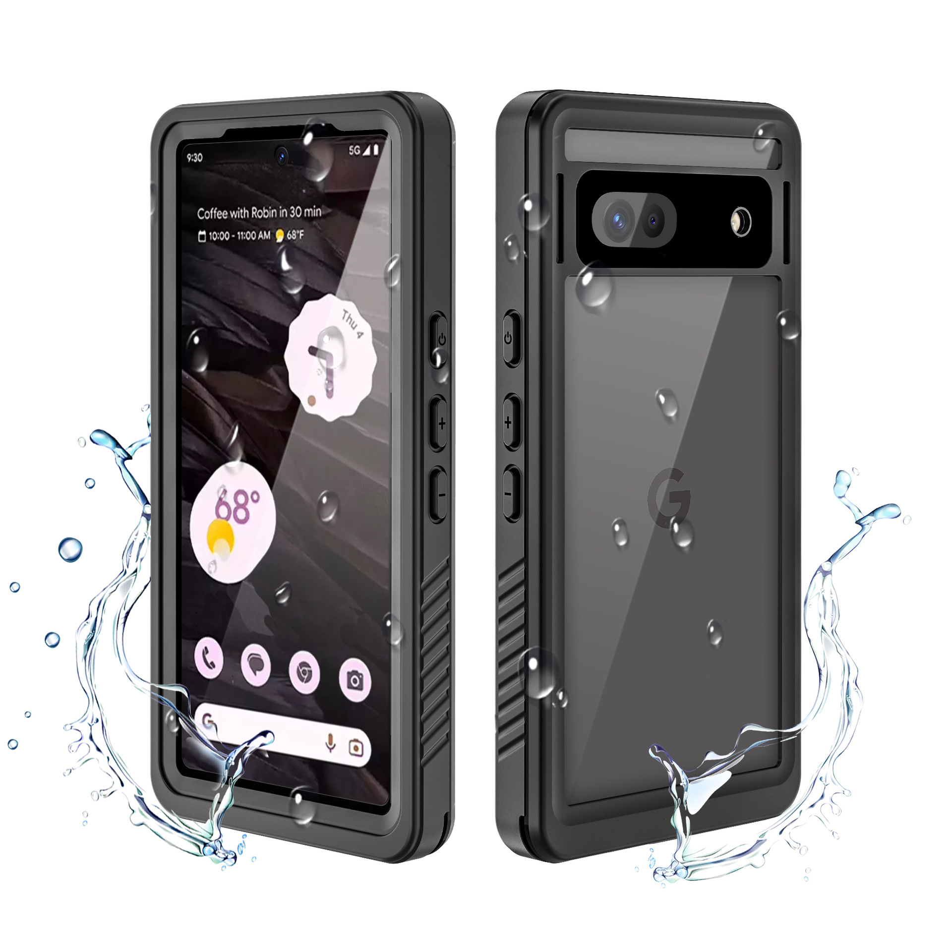 Red Chilli Applicable to Google pixel 7A Waterproof Case Outdoor Google 6A Diving Swimming Drop-Resistant Protective Cover All-Inclusive