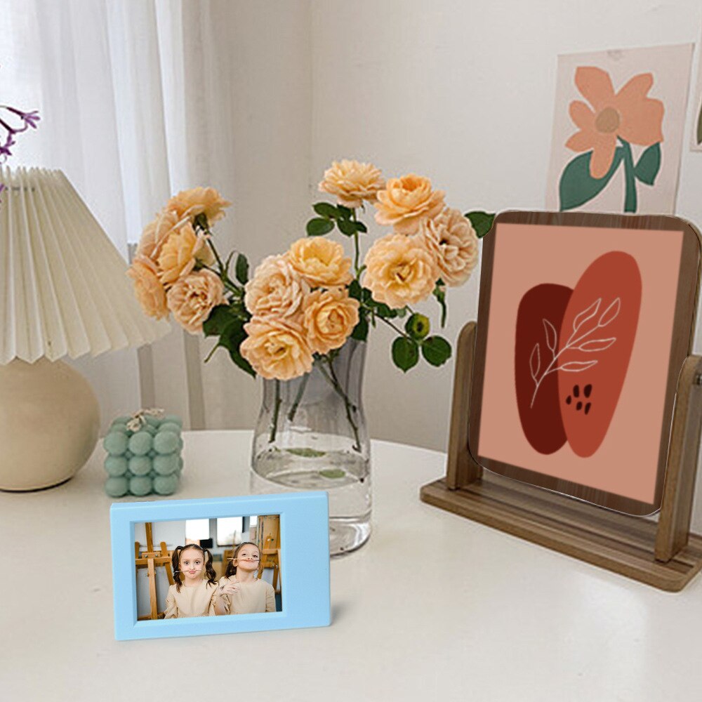 3inch Mini Classic Photo Frame Desktop Photocard Holder For Polaroid Photo Frame Stand Scrapbook Table Decoration DIY Gifts. 