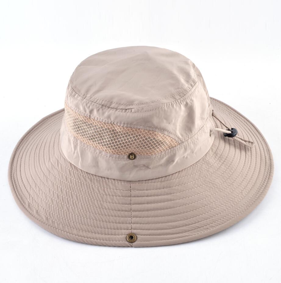 Men's Summer hat Wide Brim Sun Caps 