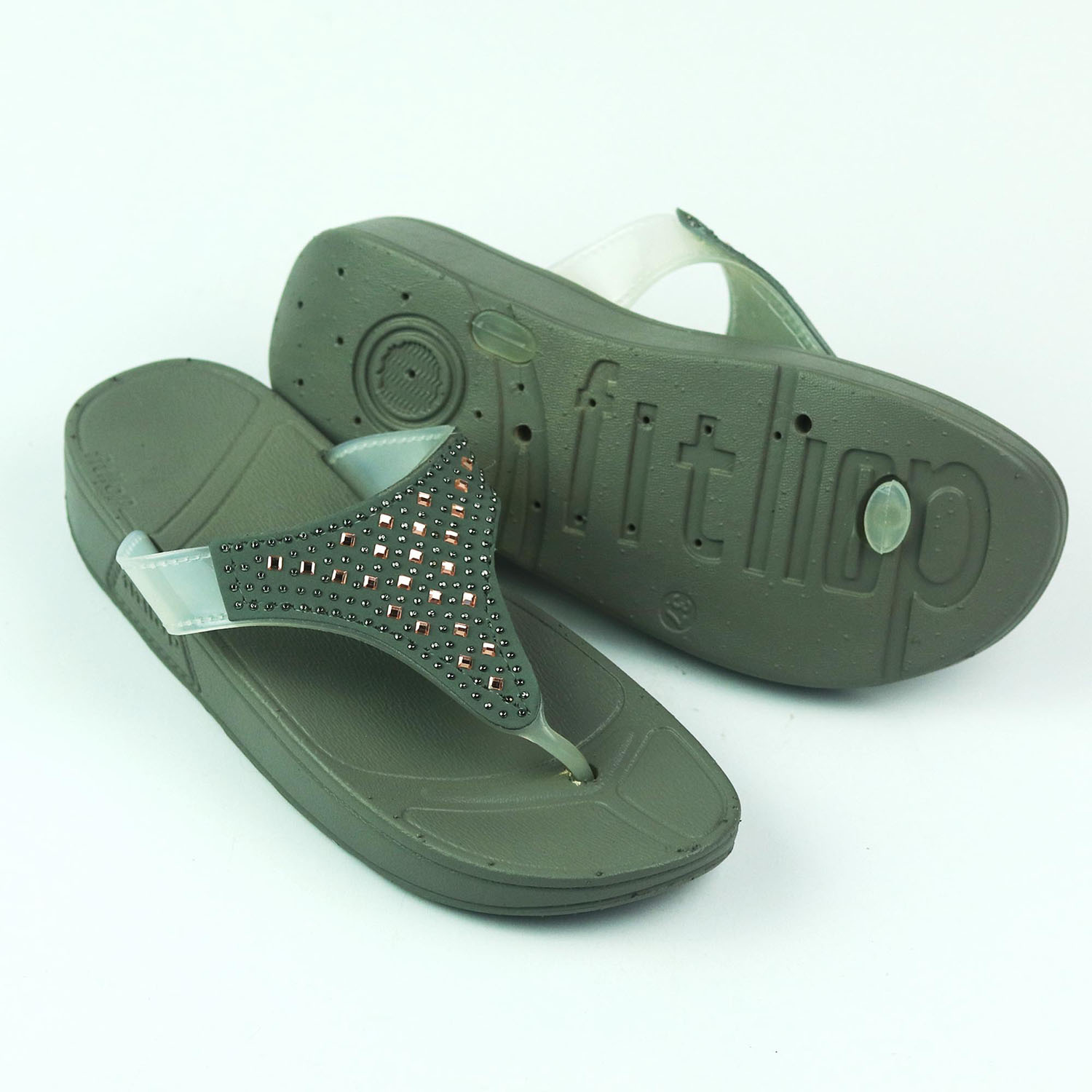 Slipper Room Slipper for Girls Medium Heel Square stone Slipper High Quality. 