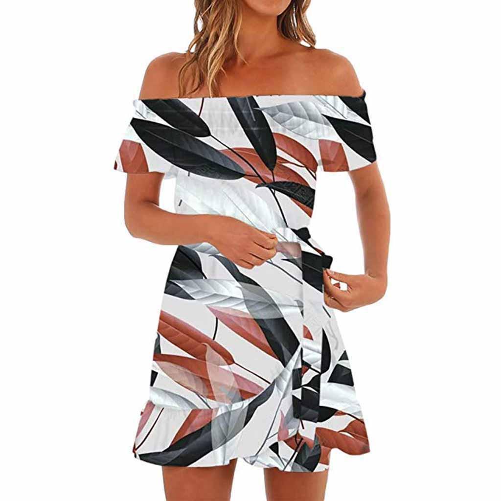 Off the Shoulder Hawaiian Dresses