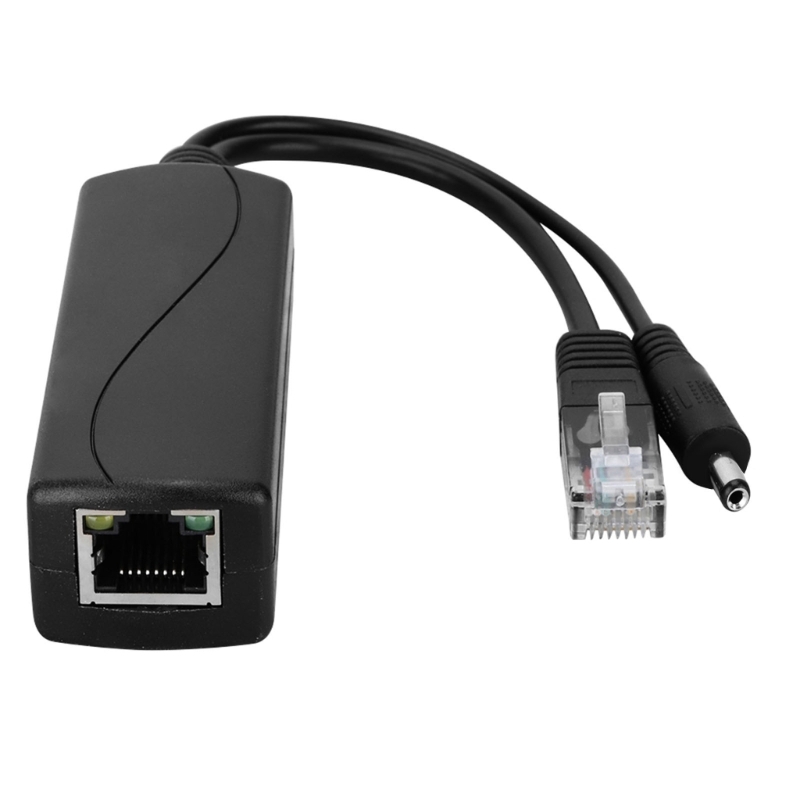 POE Splitter 48V to 5V MicroUSB Type C Power Over Ethernet Adapter Cable Injector Power Supply Module For IP Camera. 