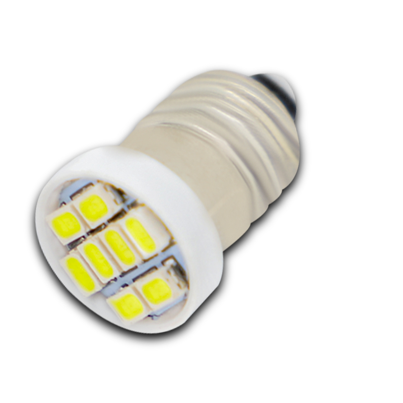 10pcs E10 led bulb E10 DC AC 6V Instrument bulb relaxE10 Indicator bulb Old fashioned flashlight bulb. 
