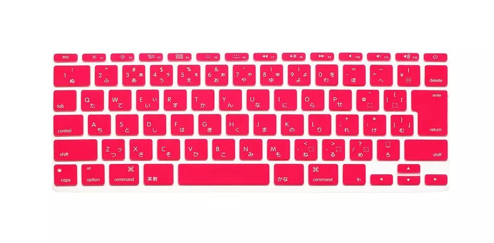 【happy one】Japanese English Japan JP Version Keyboard Skin Protector For Apple MacBook Air 11" 11.6 inch A1465 A1370. 