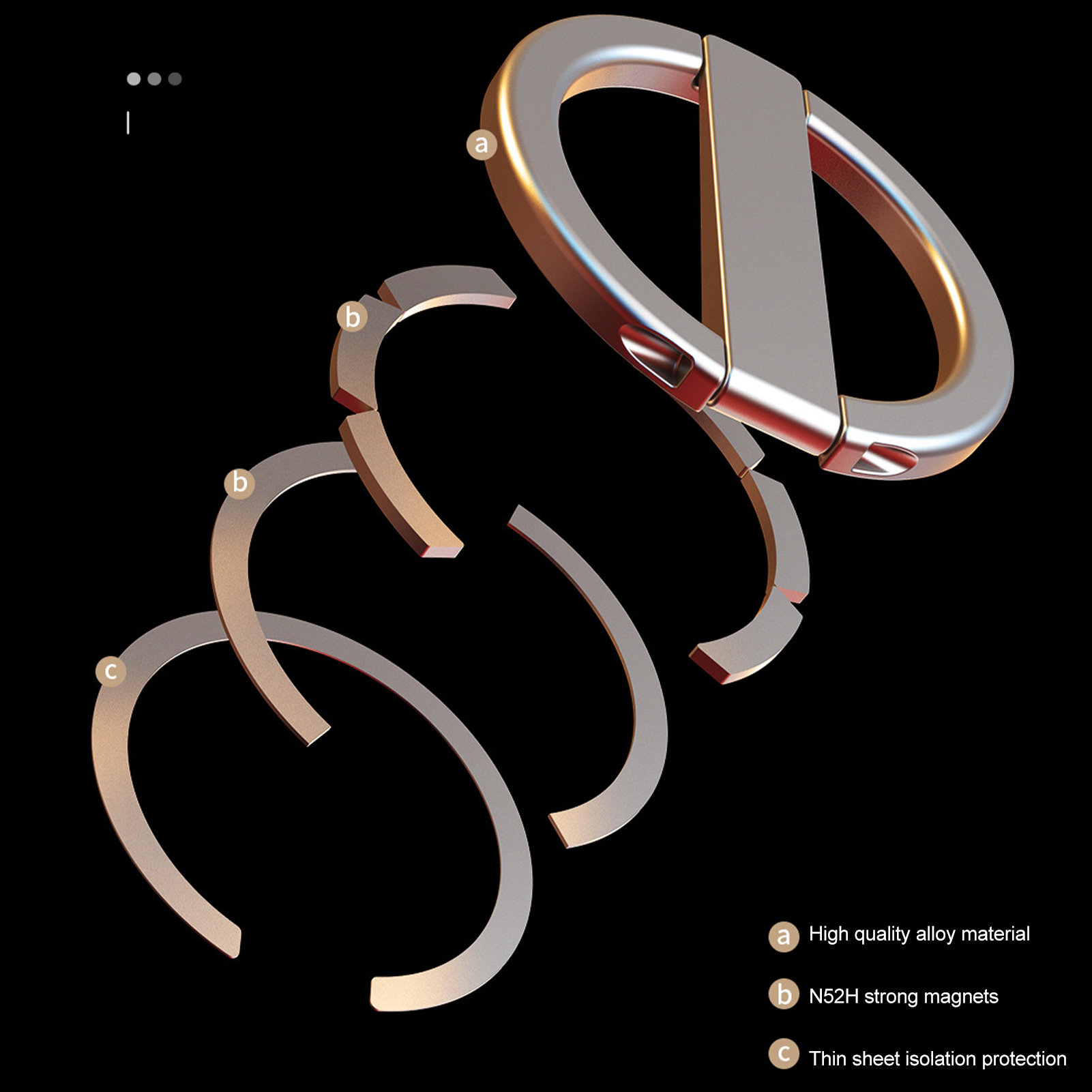 Rk Hafree Ring Buckle Lazy Brket. 