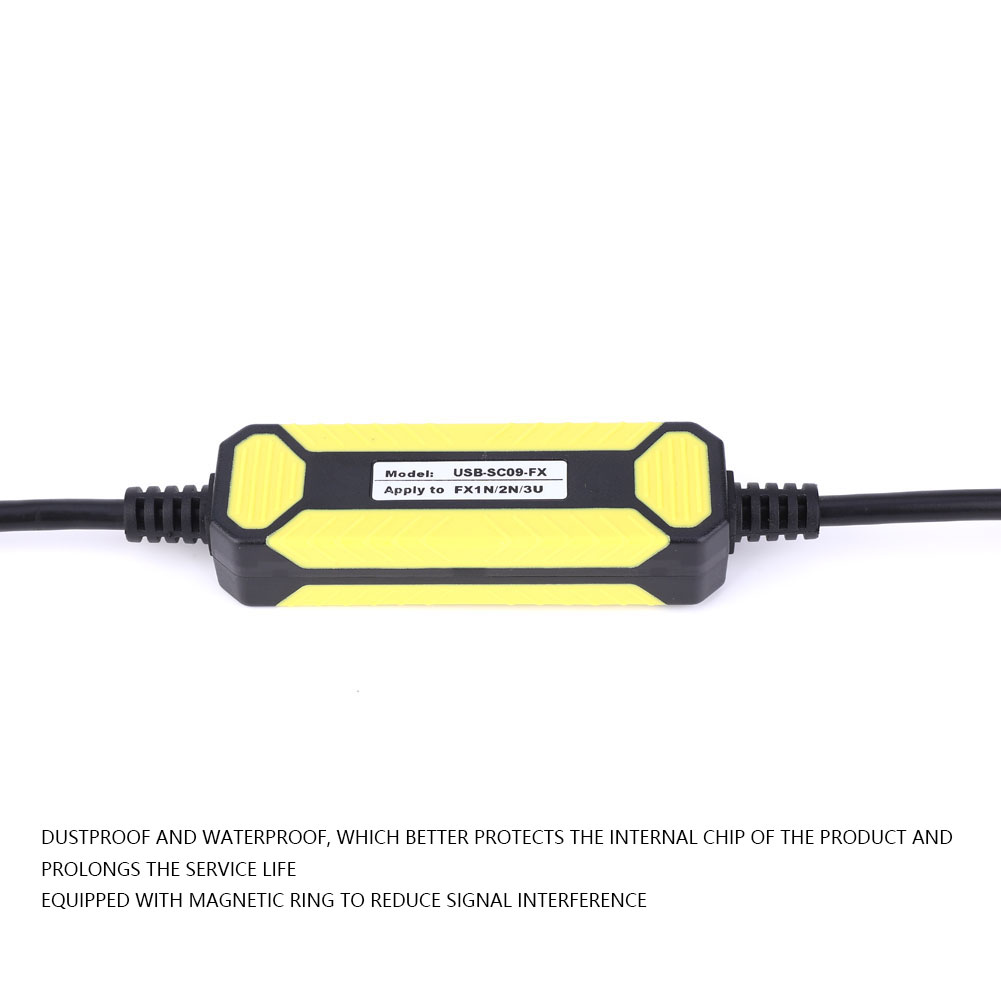 Programming Cable Fit for Mitsubishi FX1s 1n 2n 3U FX Series PLC USB-SC09 FX 2.5 Meters. 