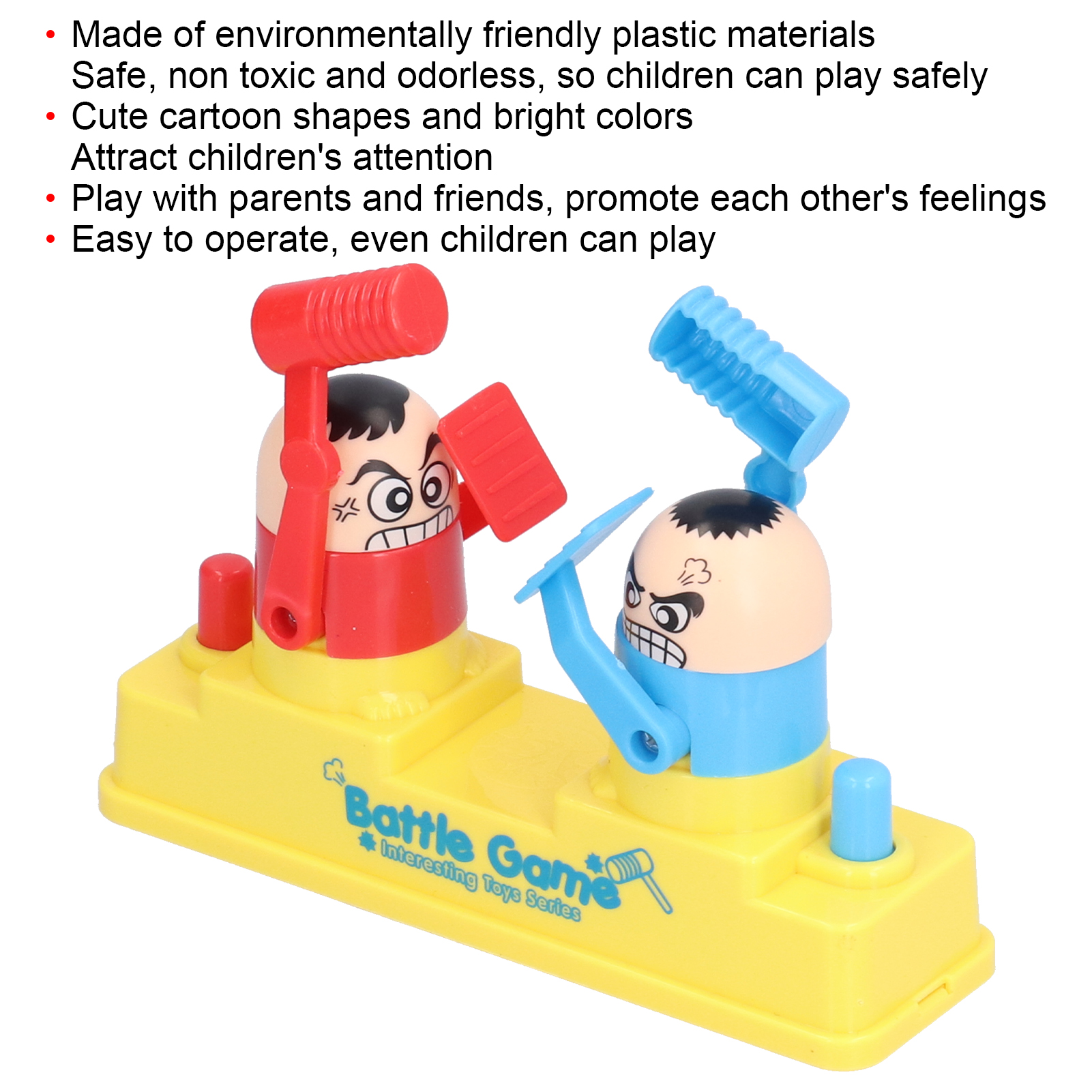 Battle Robot Game Toy Kids Hammer Promote Each Other's Feelings Interaction. 