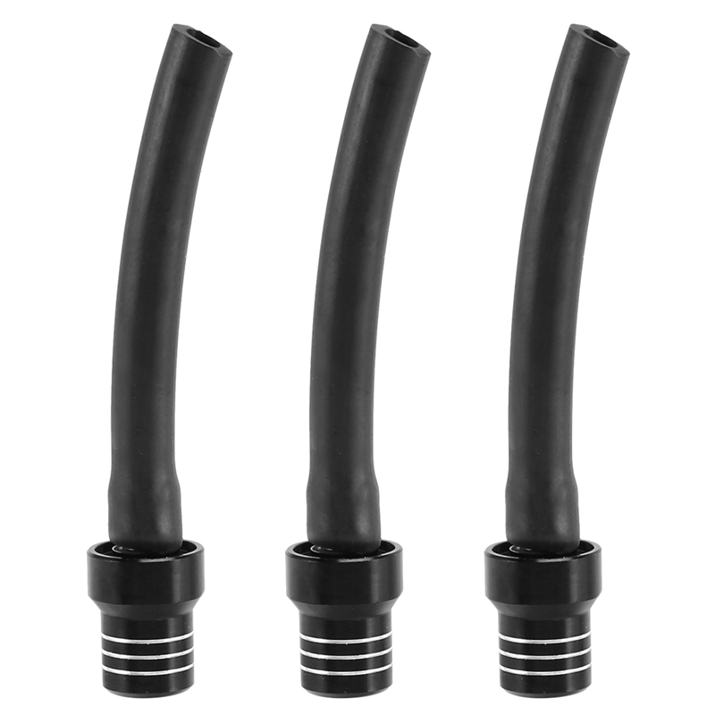3X Gas Fuel Tank Cap Valve Vent Breather Hose Tube for ATV PIT Dirt Bike Color:Black