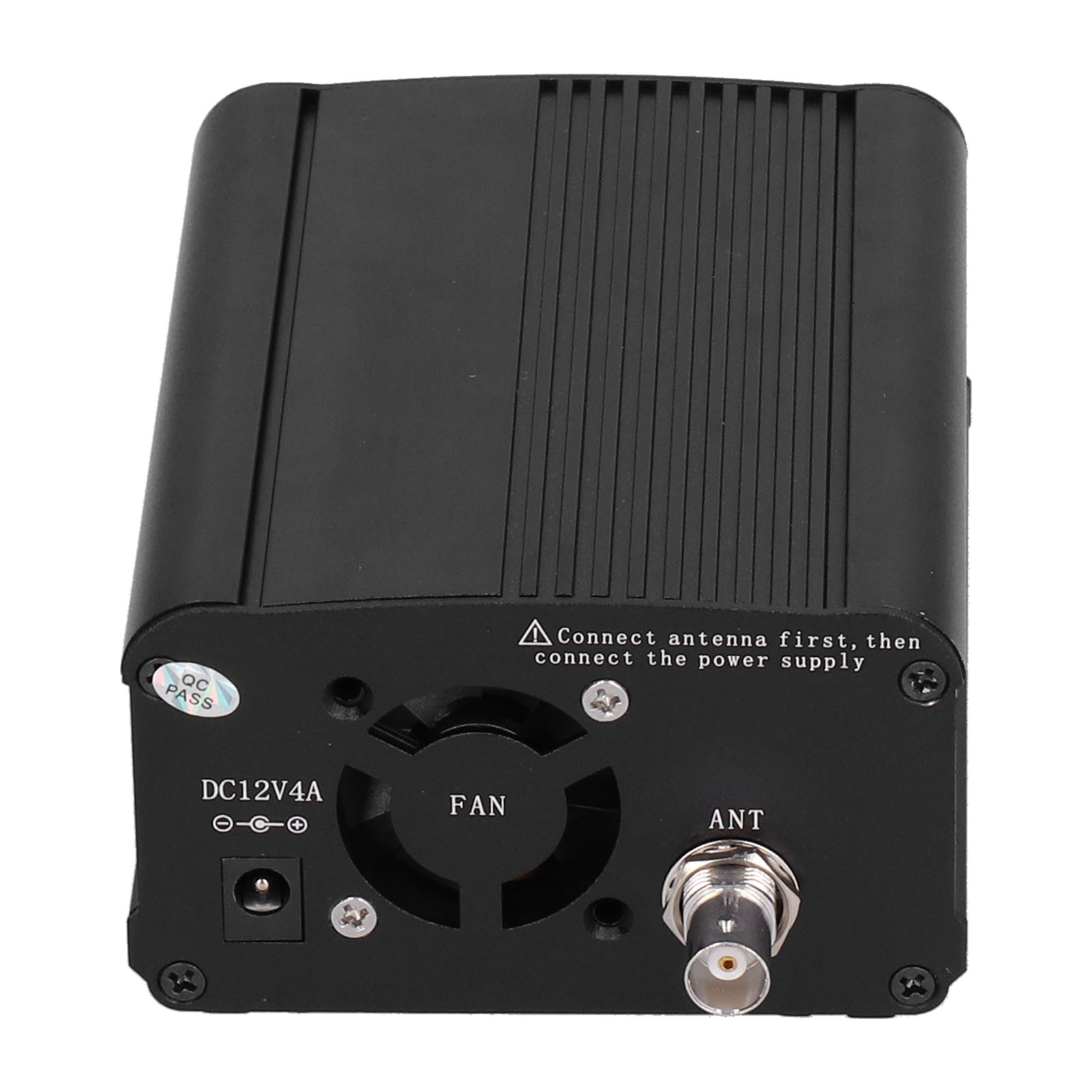 Romeng La Broadcast Transmitter Self‑Set FM Radio Stereo Station with LCD Screen US Plug 100‑240V 1/7W. 
