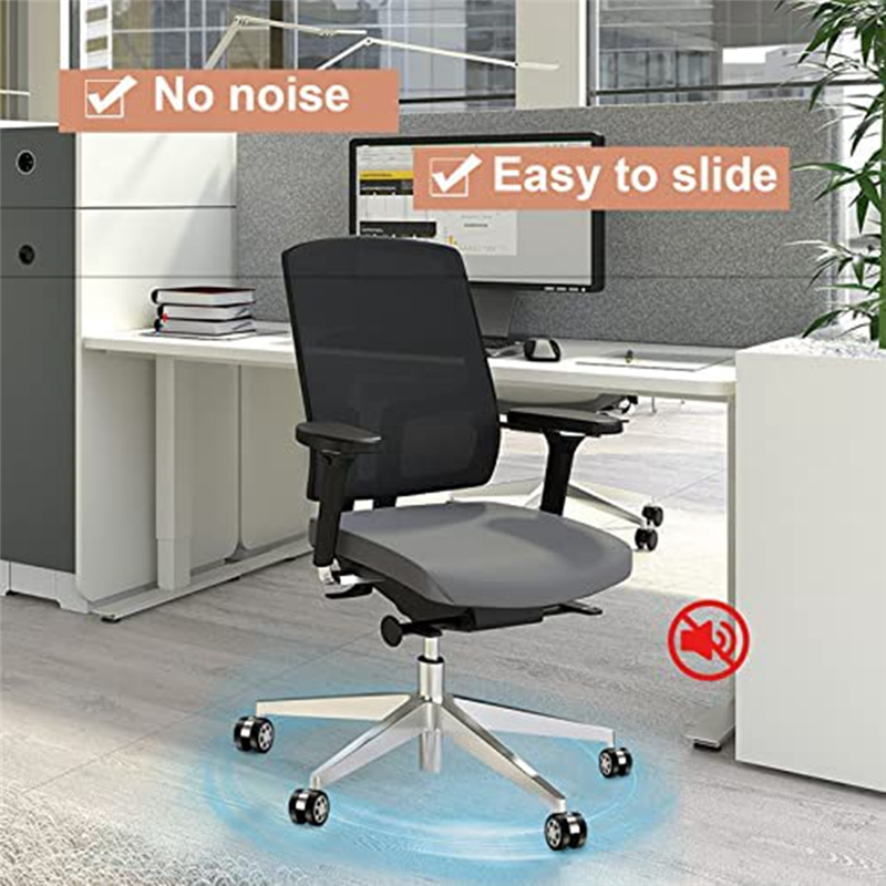 Office Chair Caster Wheels Replacement Spare Parts Accessories Caster Desk Chair Wheels, Rolling Wheels , Chair Casters for Hardwood Floors. 