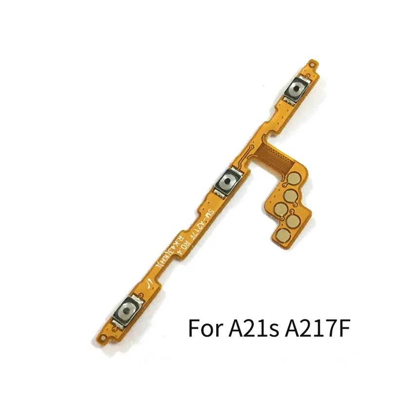 For Samsung Galaxy A21S Power Volume Button Flex Cable Side Key Switch ON OFF Control Button