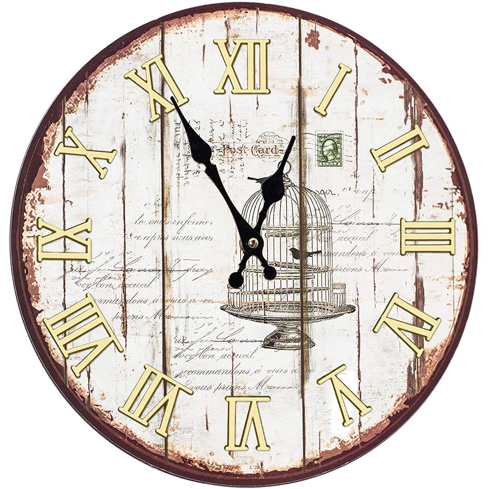 15 Pieces Clock Numerals Kit DIY Digital Clock Numbers Clock Hands Replacement Parts Clock Accessories (Roman Numerals). 