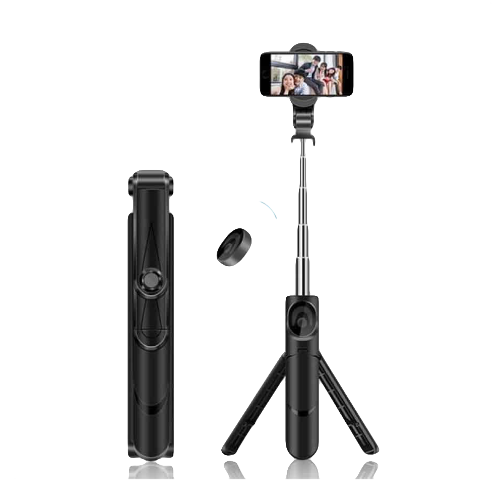 Universal Bluetooth Selfie Stick 2 in 1 XT-02 Wired Remote Shutter Monopod Bluetooth Extendable Handheld Stabilizer Stand Tripod For All Mobile Phone. 