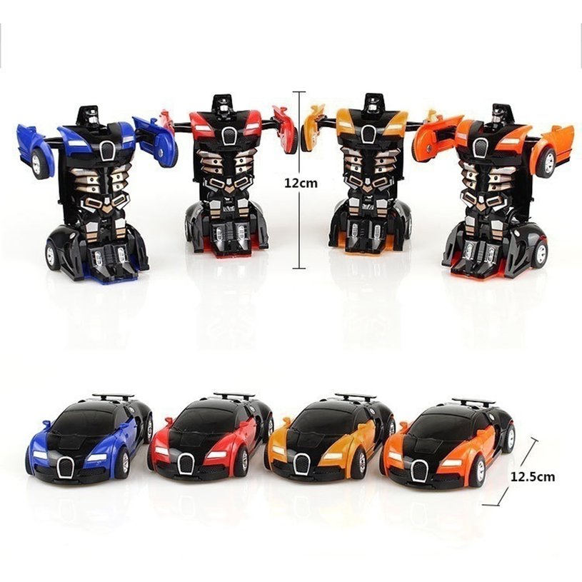 Transformation Toy Car Anime Action Figure Toys Collision Transforming Model. 