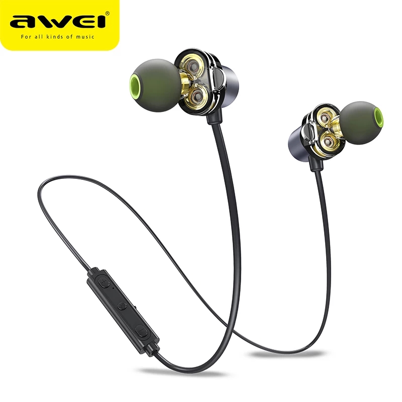 AWEI X650BL Wireless Bluetooth Headset Earphone Neckband Handsfree Earpiece kulaklik fone de ouvido