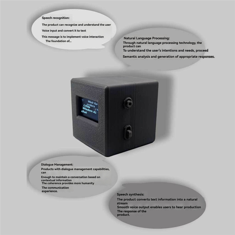 For DeepSeek XiaoZhi AI Voice Chat Robot Box ESP32 C3 with0.96 Inch OLED Display forAI Voice Chat Consultation ESP32 Development Board. 