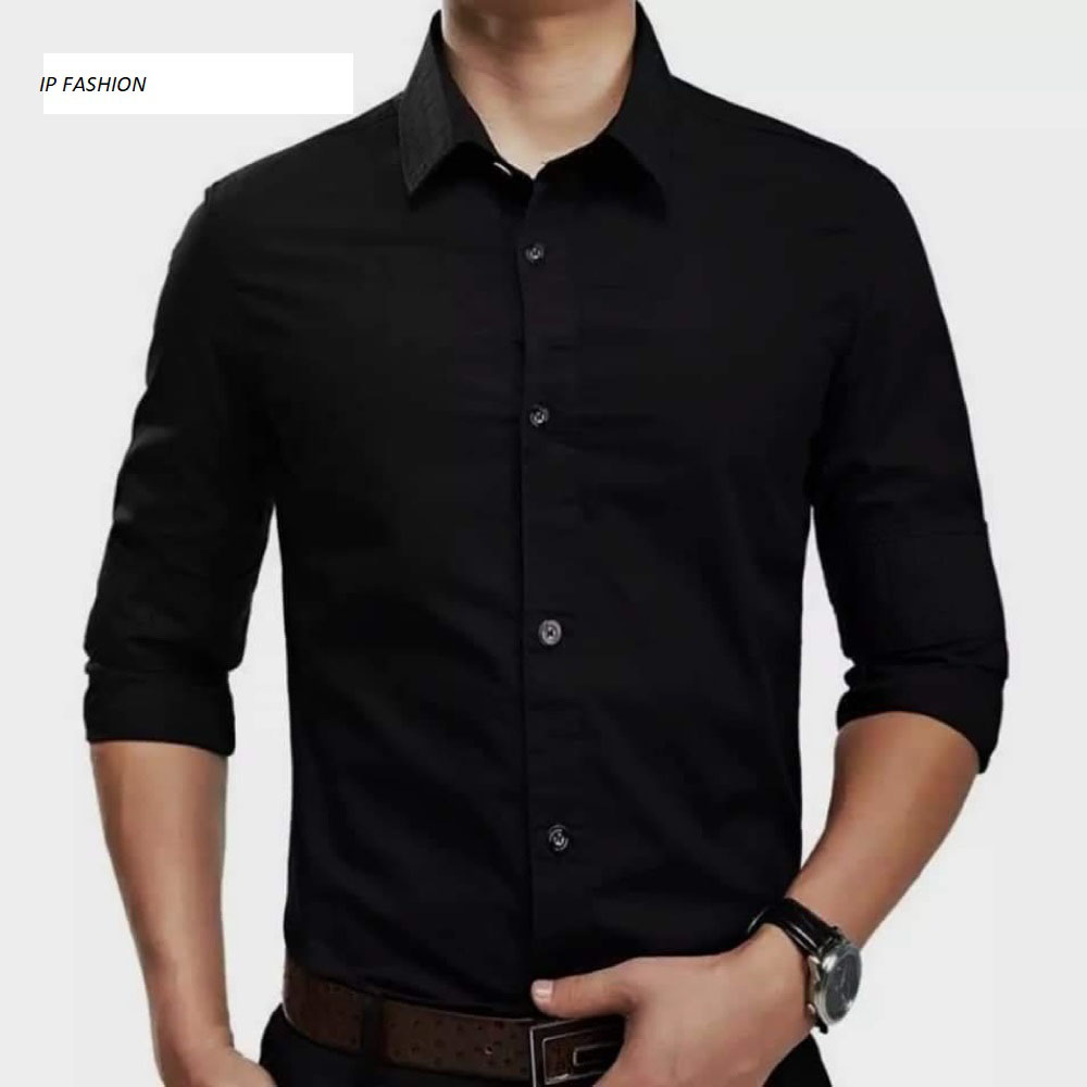 Color Plain Formal Shirt for Men 