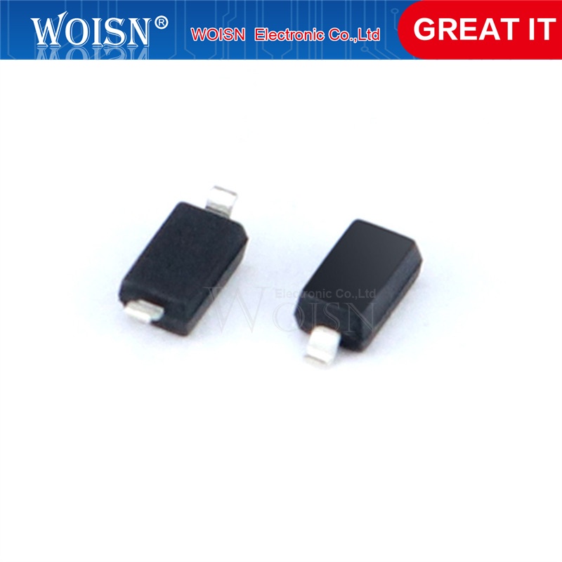 100 pcs SMD Zener diode SOD-323 0805 0.25W SMD Diode BZT52C10V 3V 3V3 7V5 6V8 5V6 5V1 4V7 12V 10V 15V 16V 18V 20V 24V