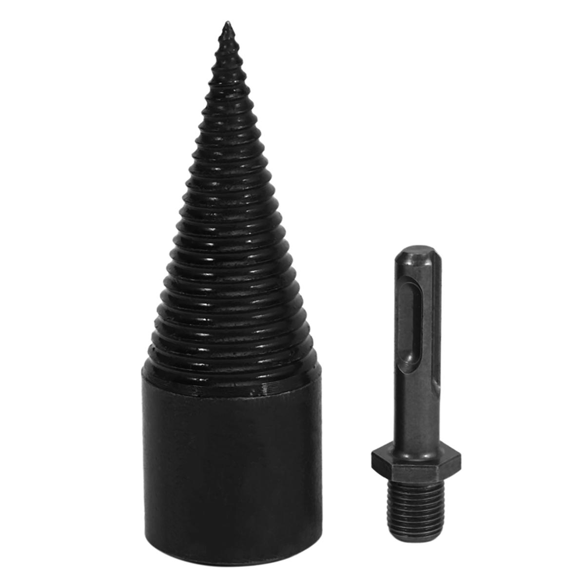 Nax 38Mm Drill Bit Chop Wood Splitting Tool Cone Log Splitters Wood Breaking Machine Wood Breaker Firewood Chopper