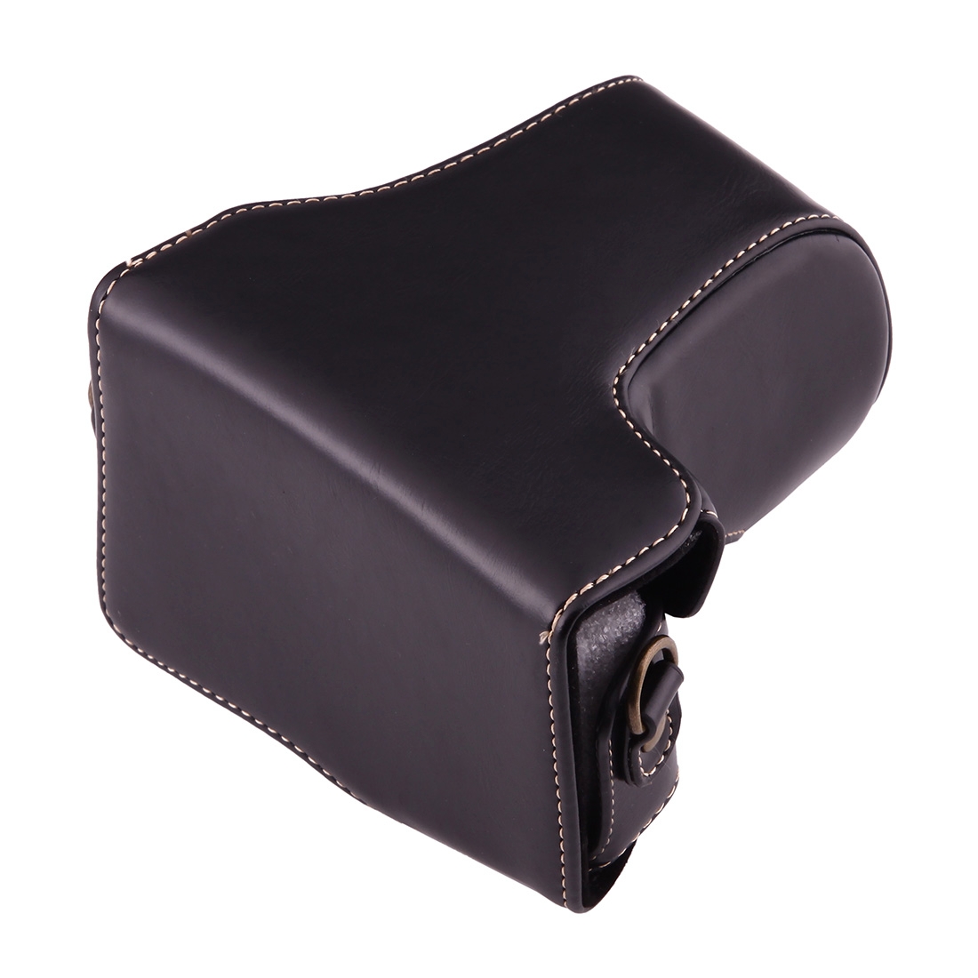 Full Body Camera PU Leather Case Bag with Strap for Canon EOS M10. 