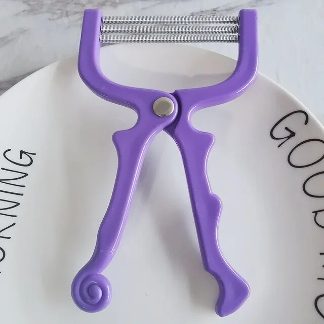 Facial Hair Removal Tool Facial Grooming 3 Spring Threading Stick Applicator Scraper Removal Epilator Safe and Harmless. 