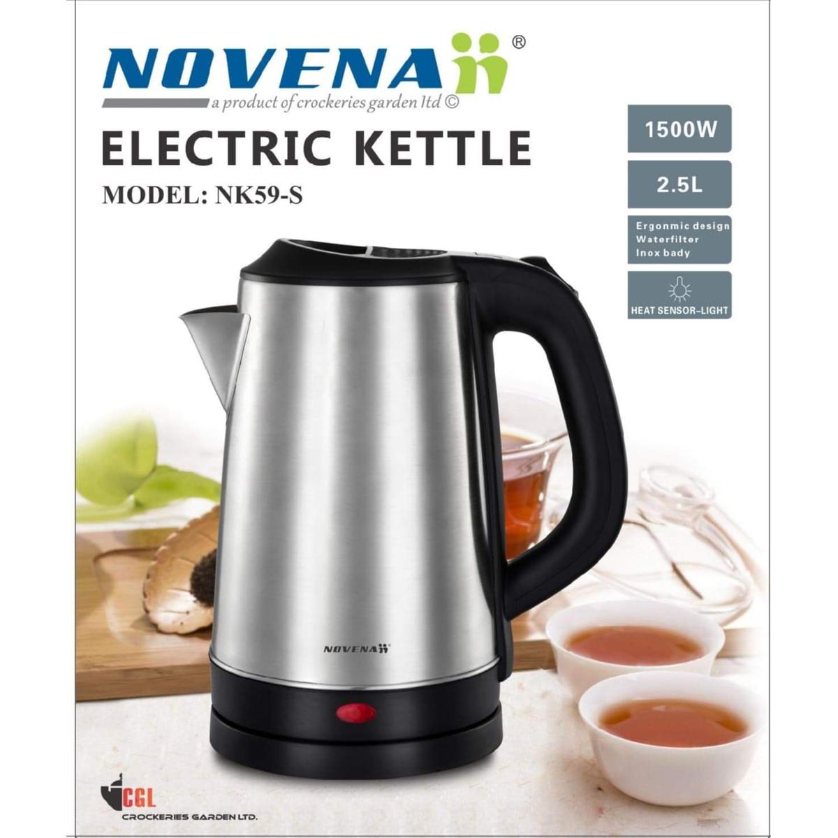 Novena Automatic Electric Kettle Ltr NK59-S
