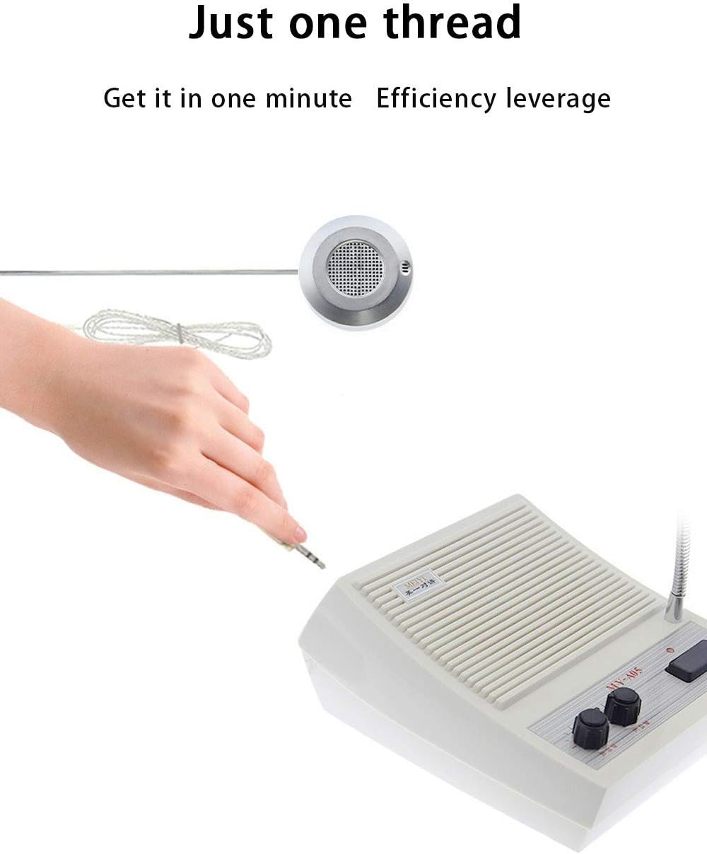 MEEYI MY-A05 Shop Window Counter Two-Way intercom, car Window Speaker System, Business intercom System, Microphone intercom, Suitable for Banks, counters, Shops, Restaurants. 