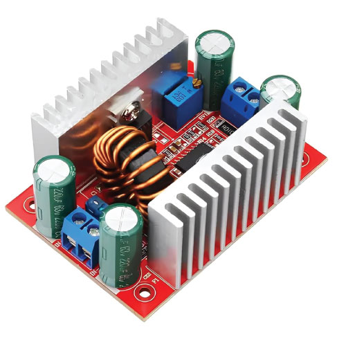 1pcs 400W DC-DC 15A Max Adjustable Boost Power Supply Converter Step Up Module Step Up Voltage Regulator Board Voltage 8.5-50V to 10V-60V Output Voltage. 