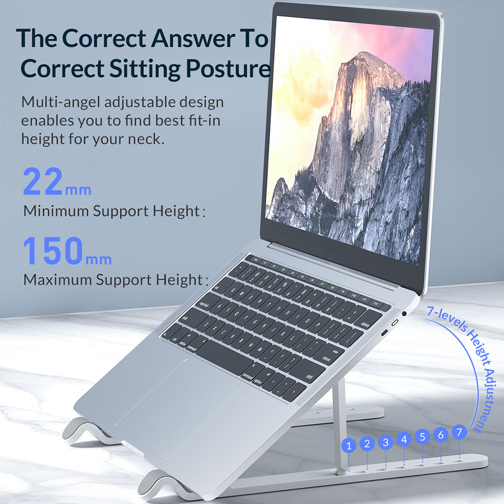 ORICO PFB-A24 POM Laptop Stand, Holder, Riser, Computer Tablet Stand For All Size Laptop. 