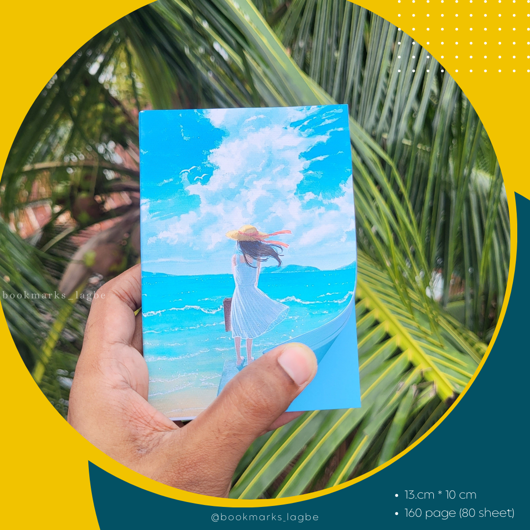 Color Paper Small Pocket Notebook- Notebook/sketchbook/sketchpad for drawing, sketching, writing with classic look. 
