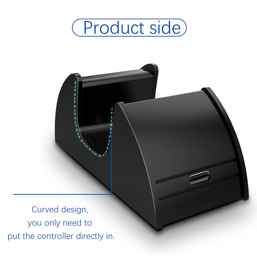 Single Slot Charging Dock Station Gamepad Charger Charger Cradle for Gaming Controllers with LED Indicator