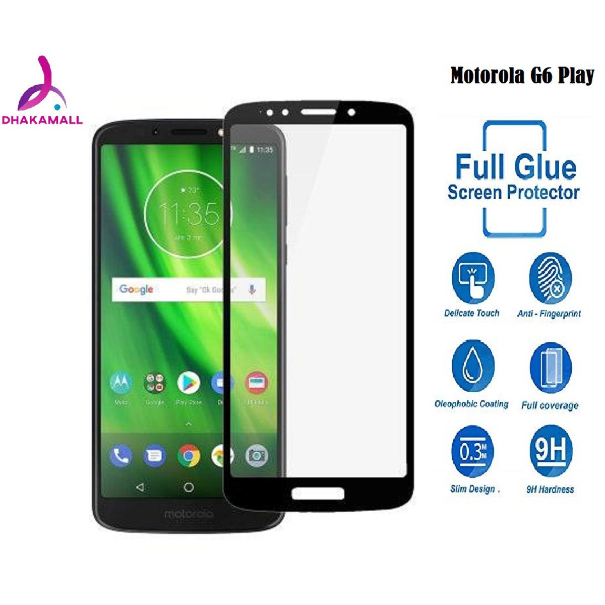 Motorola Moto G6 Play 6D Tempered Glass Protector
