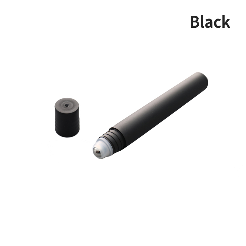 10ml Empty Perfume Roller Ball Bottle Frosted Plastic Liquids Oil Container Refillable Bottles Sample Test Vial Travel Set