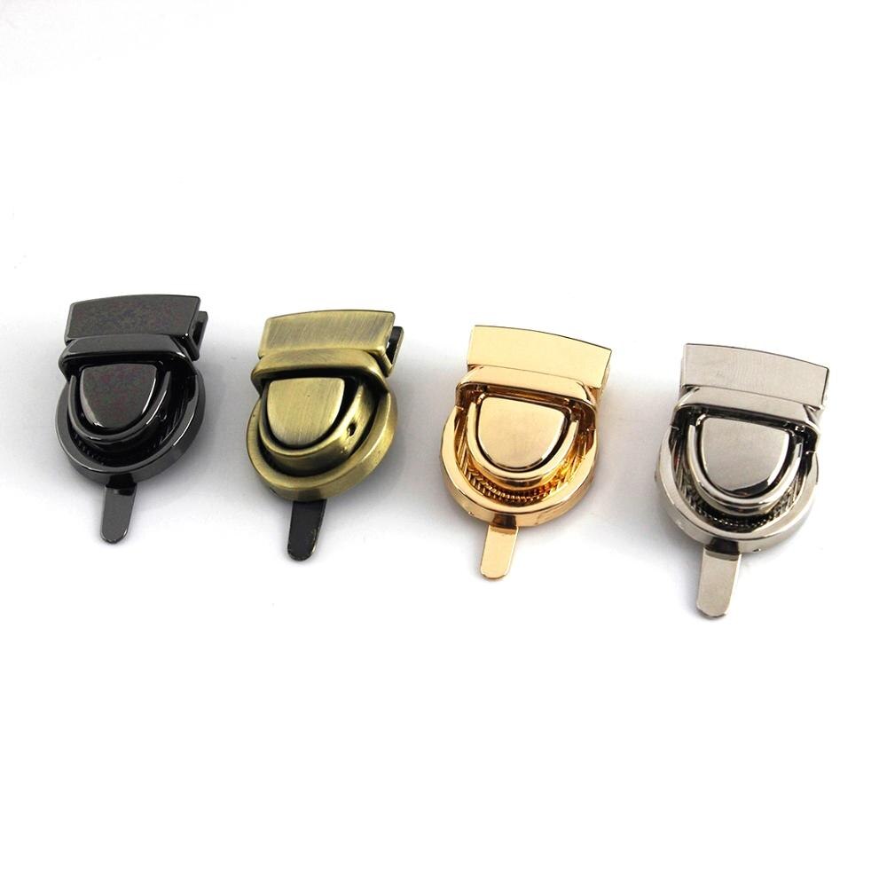 1pcs Metal Press Push Lock Tongue lock Bag Briefcase Spring Lock Snap Decorative Clasps Closure Leather Craft Hardware Accessory. 