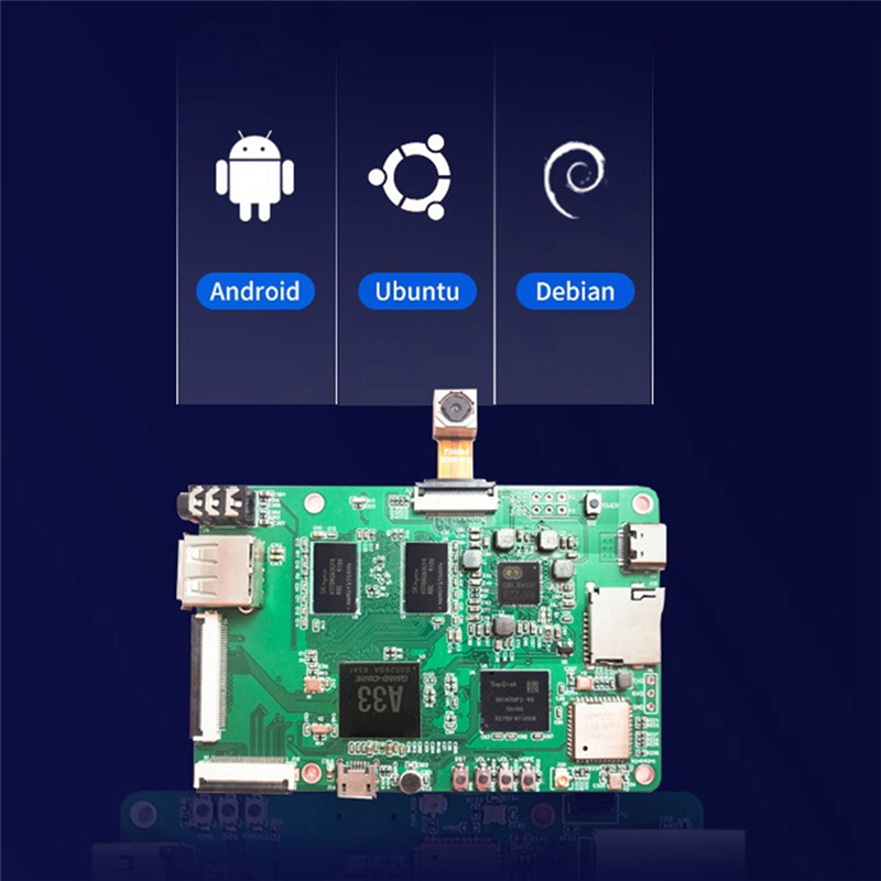 For Linux Android Open Source Creator Allwinner Learning Board PK LCPI A33 Development Board 1G RAM 8G EMMC Replacement. 