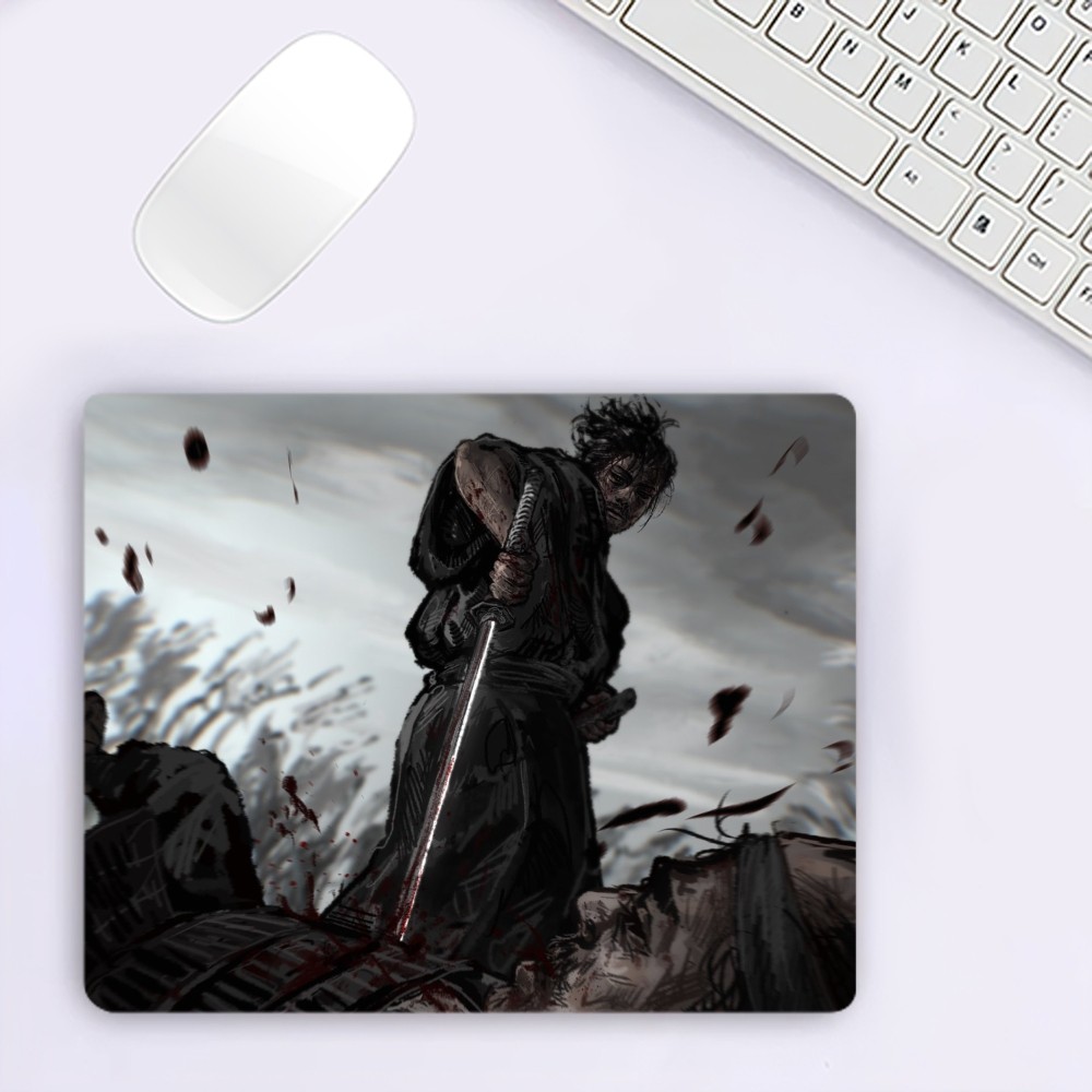 Comic Vagabond Miyamoto Musashi S Mousepad Office Large Mouse PC Small Computer Game Keyboard Rubber Anti-slip Mice Mat. 