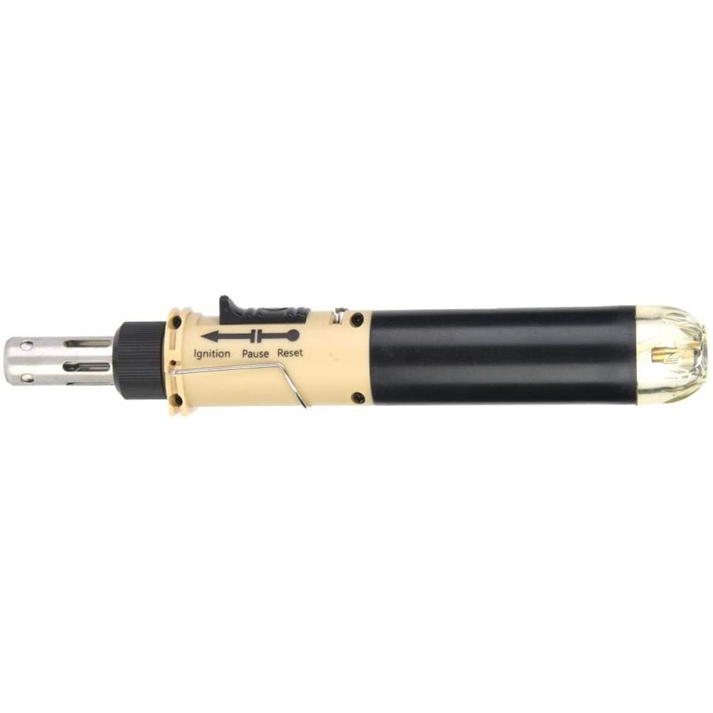 12 in 1 Butane Gas Soldering Iron Kit Adjustable Flame Cordless Butane Powered Soldering Iron Welding Torch Solder Tool. 