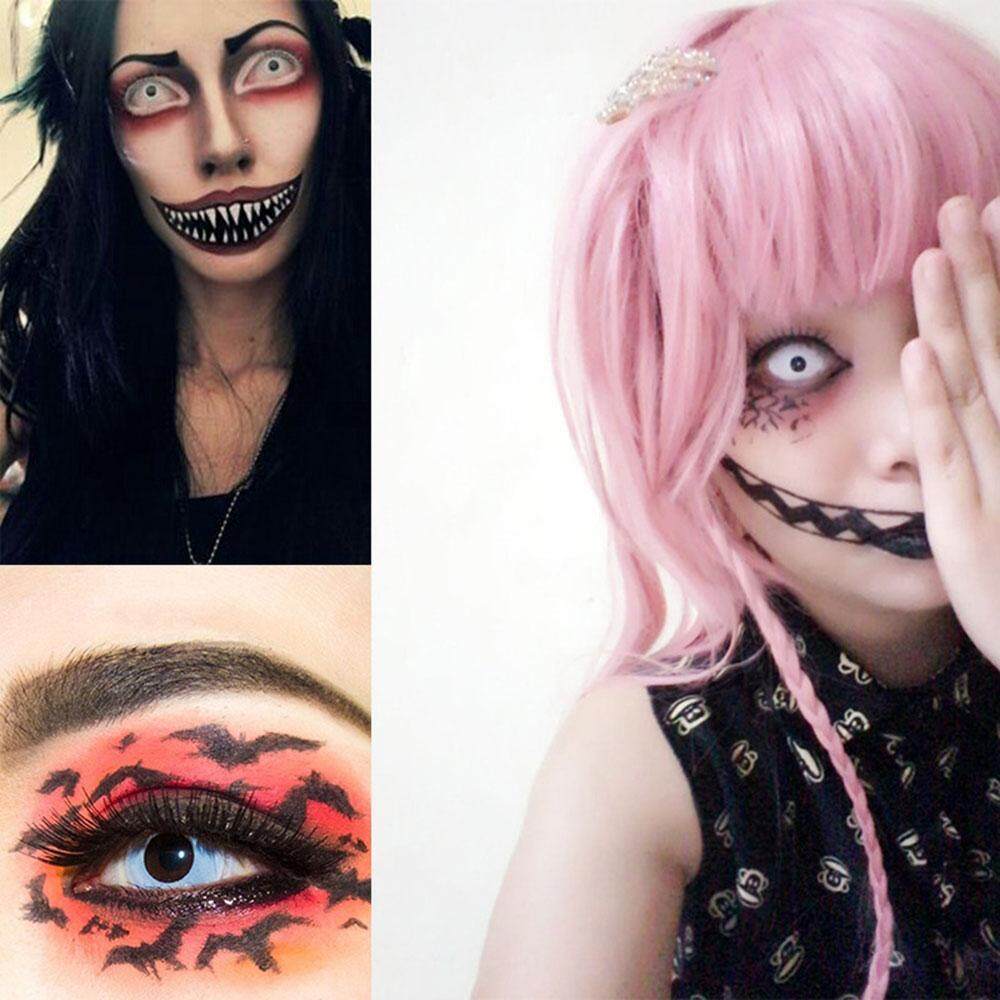 Halloween Color Contact Lenses (white Color Diameter: 14.5mm). 