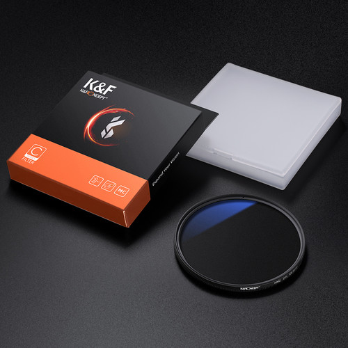 K&F Concept 55mm KF01.1436 HMC Classic Series Slim Multicoated Circular Polarizer CPL Filter. 