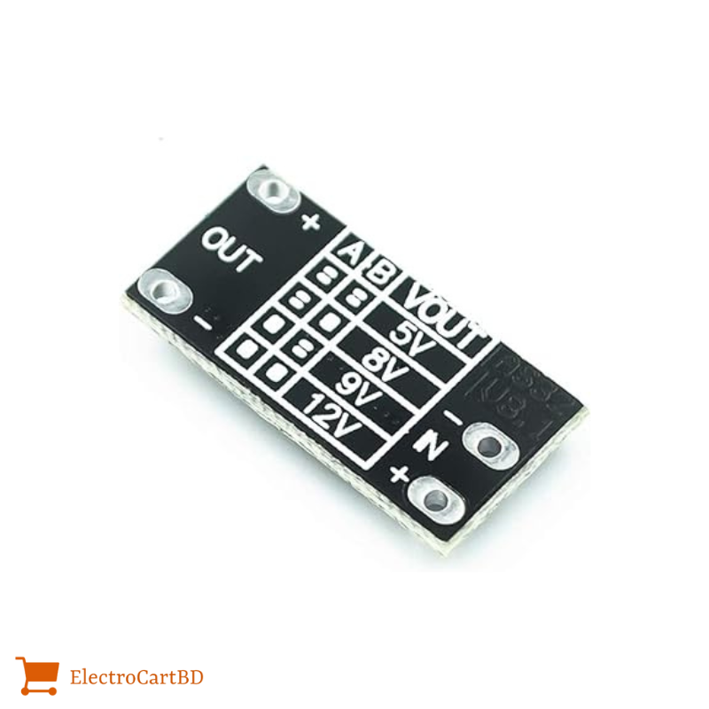Mini DC-DC Boost Step Up Converter - Voltage Regulator PCB Board Module - Adjusts 3V to 12V - Flexible Voltage Regulation. 