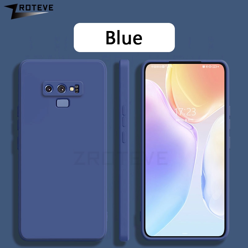 Note9 Case ZROTEVE Original Soft TPU Liquid Silicone Cover For Samsung Galaxy Note 9 10 20 Note10 Plus Note20 Ultra Phone Cases. 