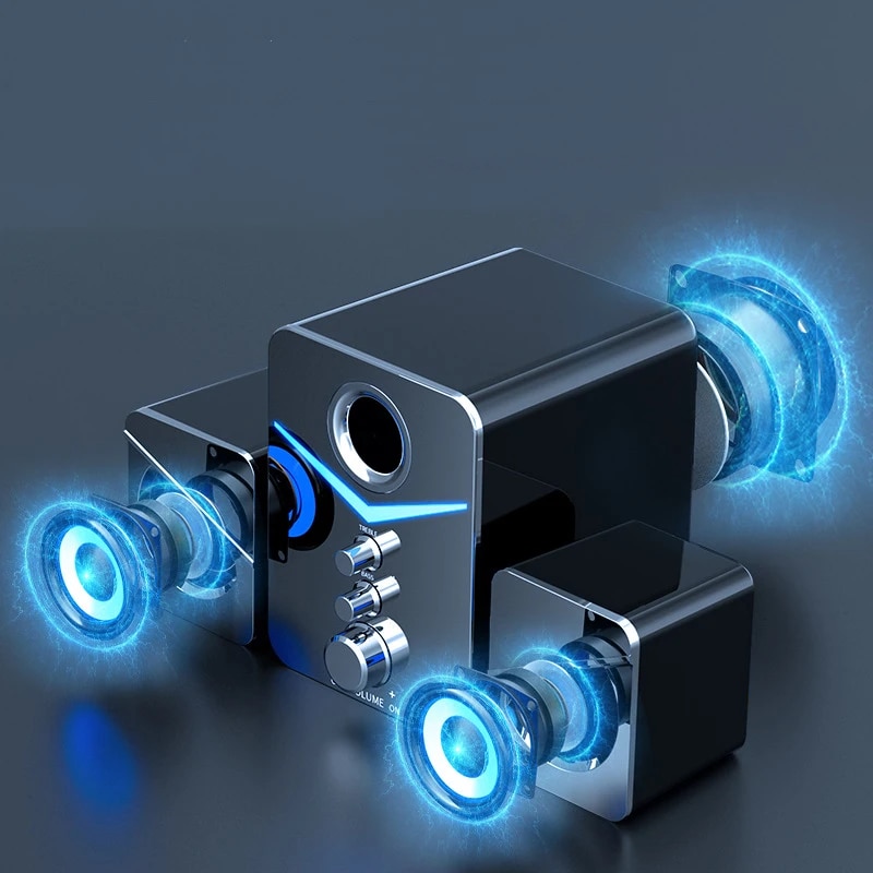Bluetooth Speaker Home Theater Sound System Mini Speakers Desktop Computer MP3 Player Audio for PC Phone Subwoofer Multi-media. 