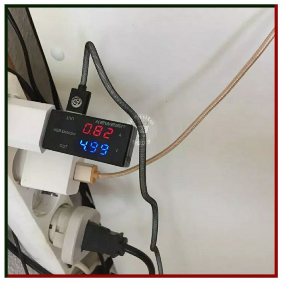 Dual USB Power Current Voltage Meter Tester Portable Mini Current and Voltmeter Detector Charger Doctor USB Doctor. 