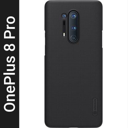 Nillkin ( 1 + 8 pro) oneplus 8 pro এর জন্য সুপার ফ্রস্টেড শিল্ড হার্ড কেস কভার-কালো (Back Case Cover For Smartphone). 